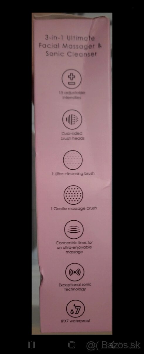 Čistiaca sonická kefa na tvár SKIN CHEMISTS LONDON - 3