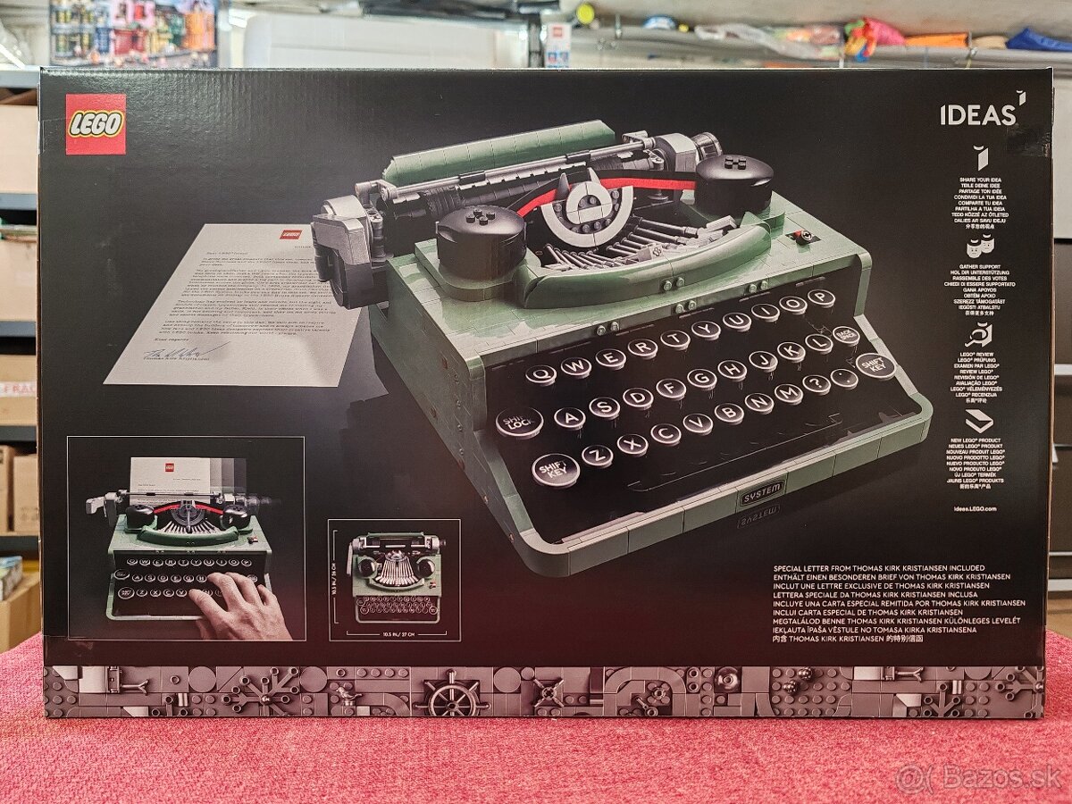 Predám LEGO Ideas 21327 – Písací stroj (Typewriter) - 3