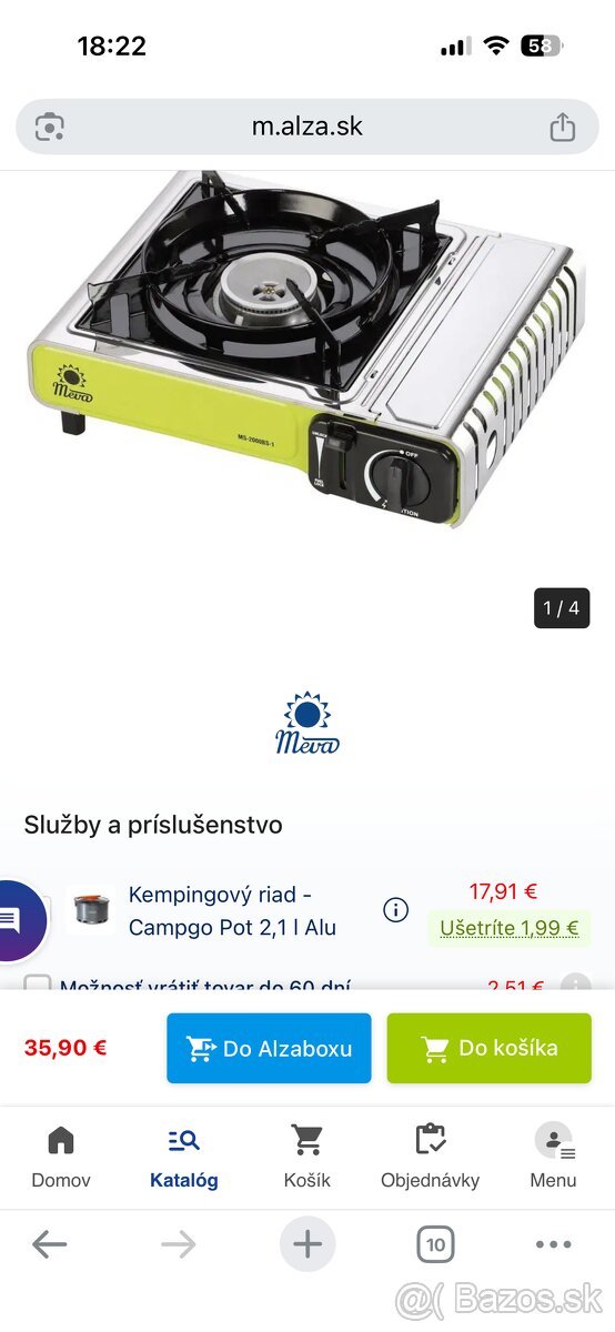 Nový plynový varič a kartuše - 3