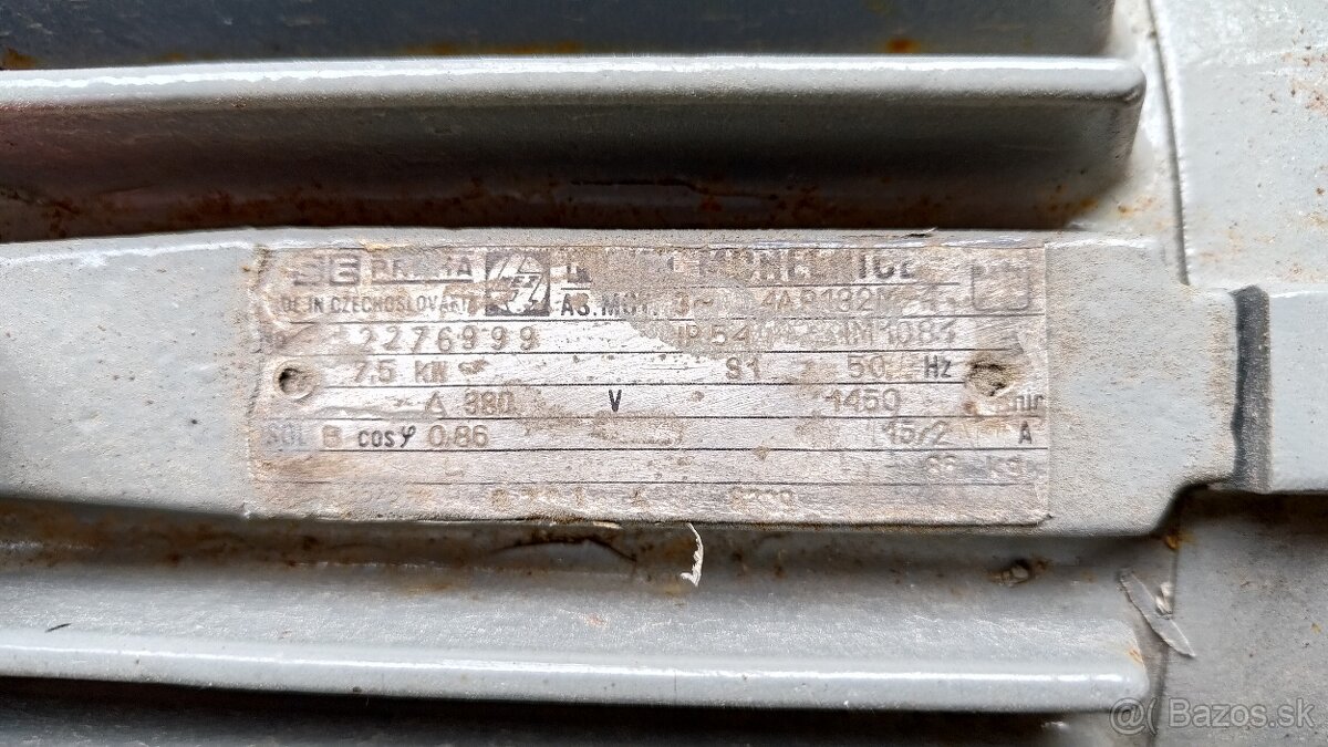 Elektromotor MEZ Mohelnice czechoslovakia - 3