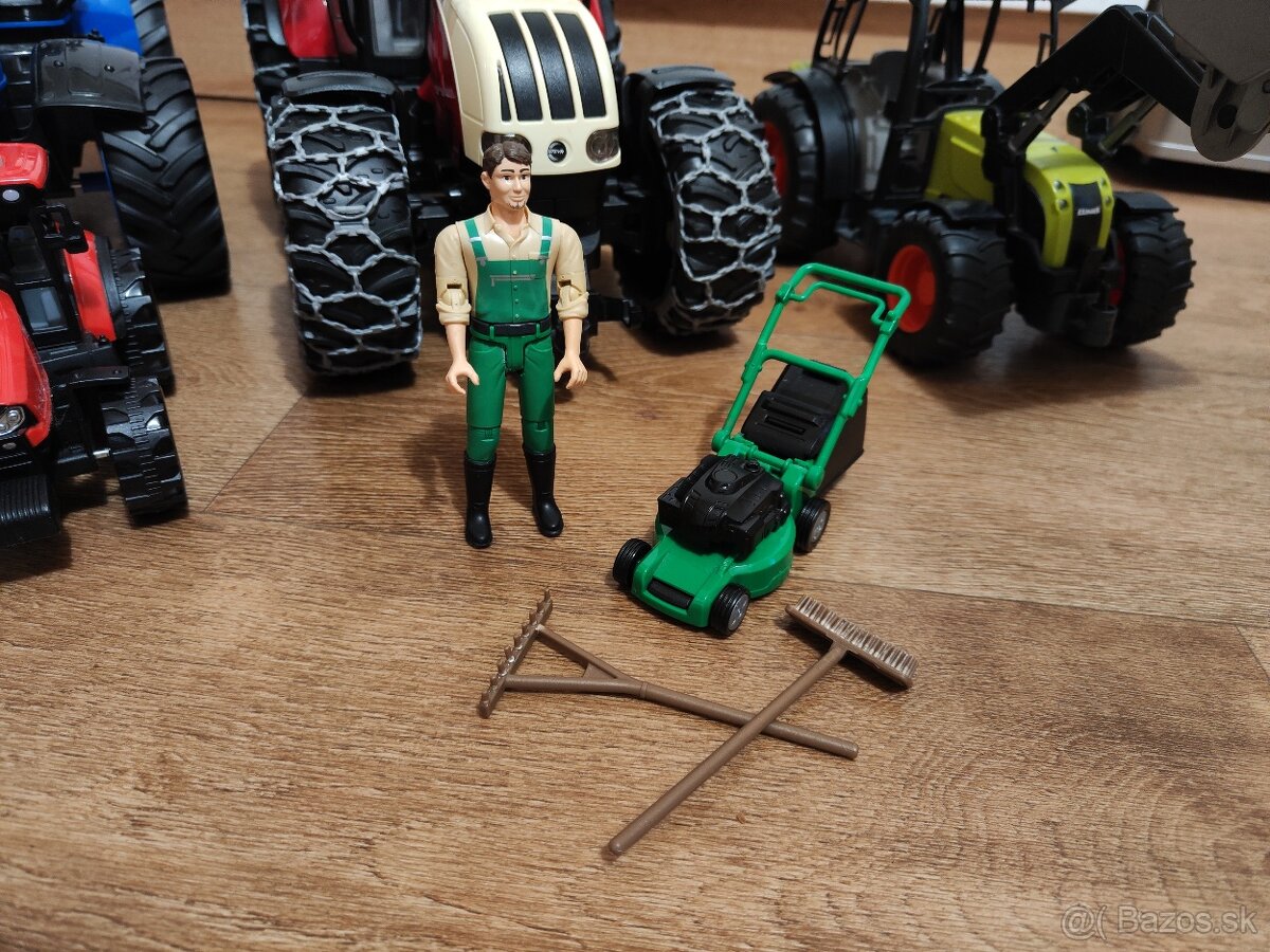 Veľká sada traktorov a doplnkov - Bruder Claas a iné - 3
