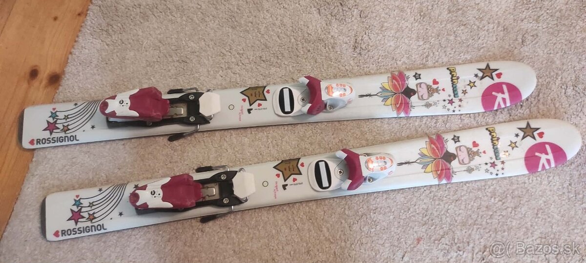 Detské dievčenské lyže 93cm - 3