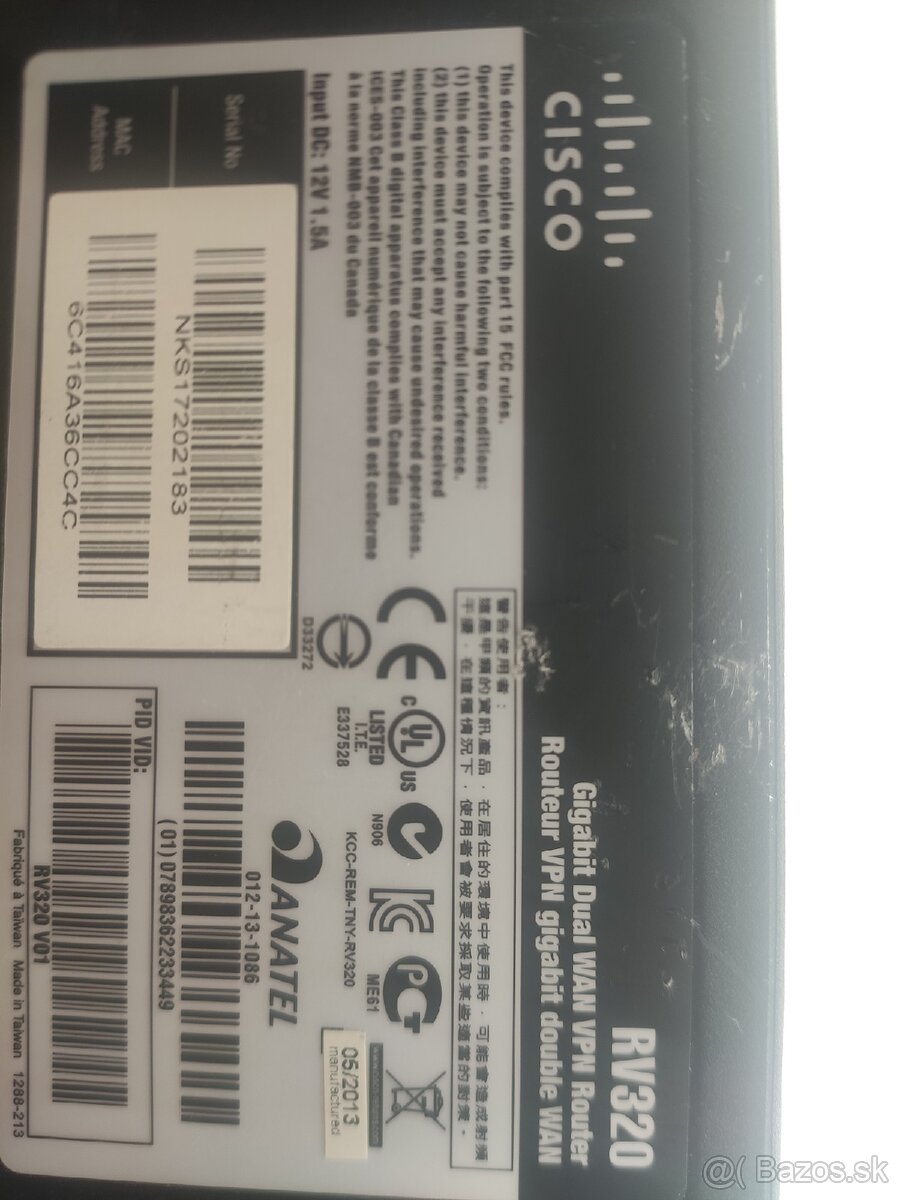 Predám Cisco RV230 – Dual WAN VPN
- 3