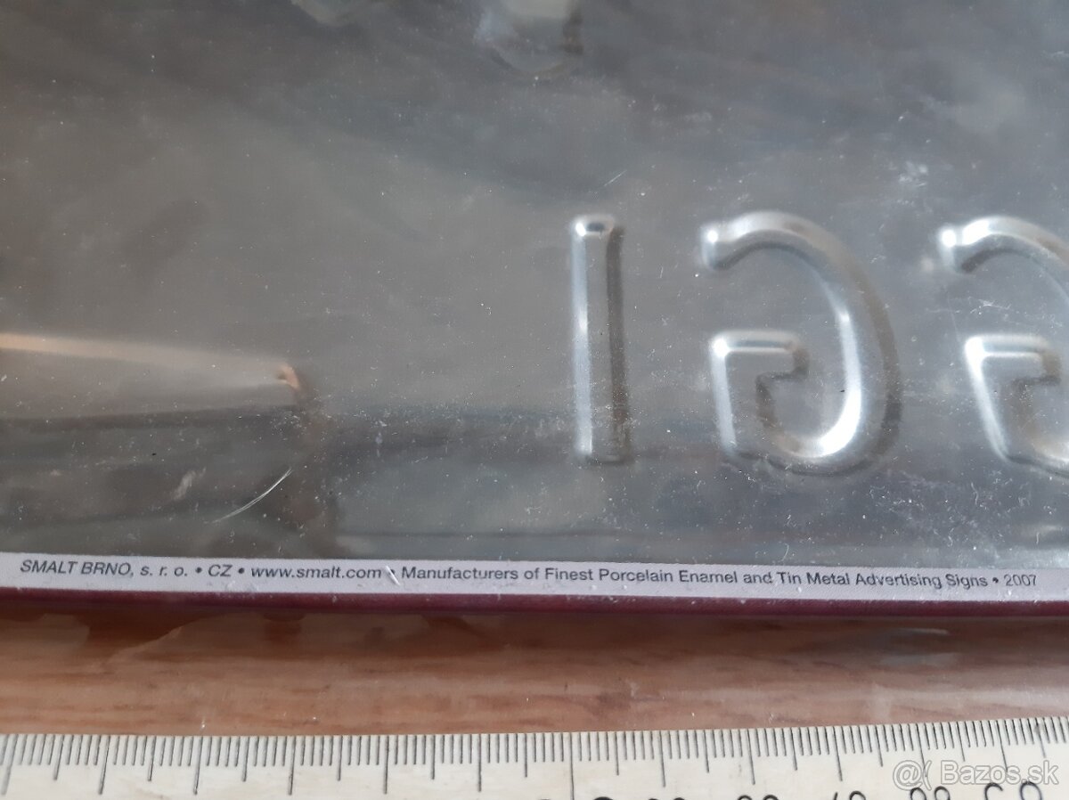 Plechové a smaltované cedule - 3