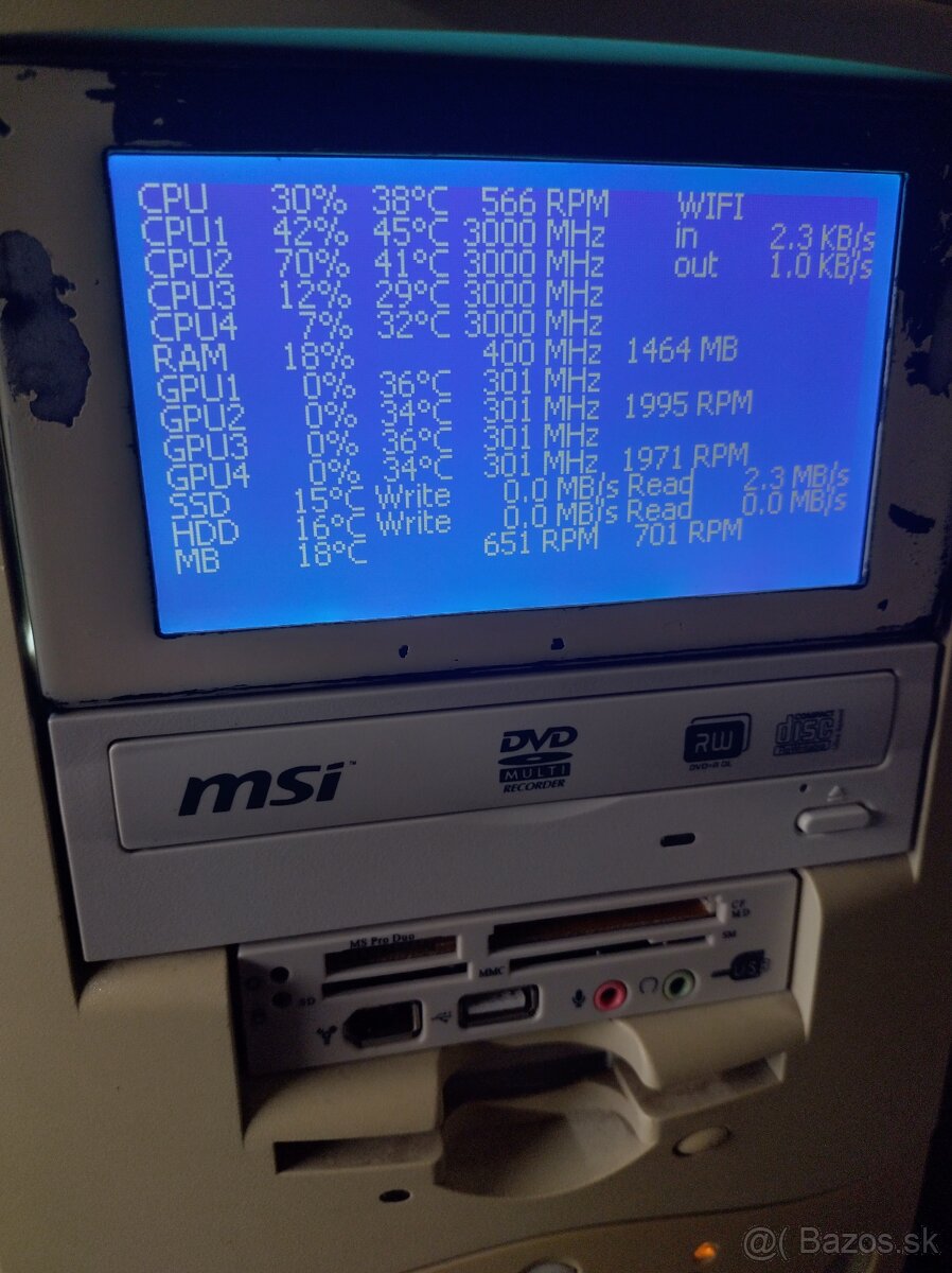 Starý retro Msi PC - 3