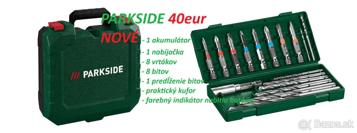 Aku vŕtací skrutkovač Parkside, Osobná váha Silvercrest - 3