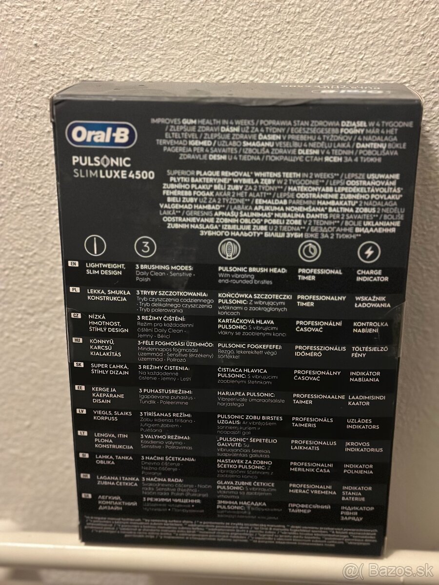 Predám ORAL-B Pulsonic slim luxe 4500 sonická zubná kefka - 3