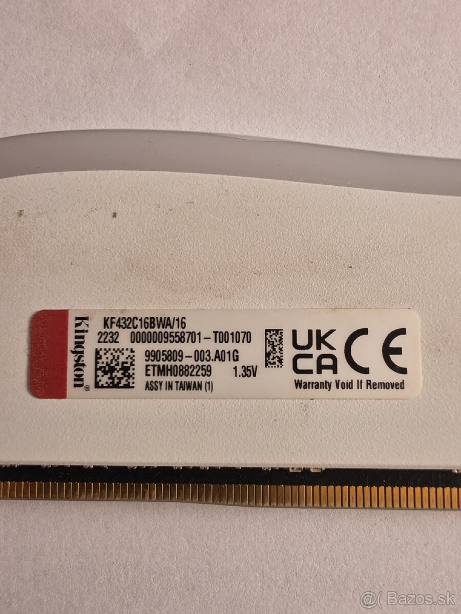 🚀 Predám: RAM Kingston FURY Beast 16GB DDR4 - 3