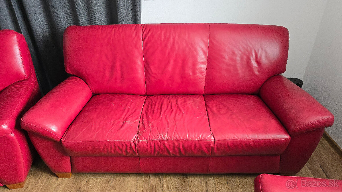 Kožená sedacia súprava - 3