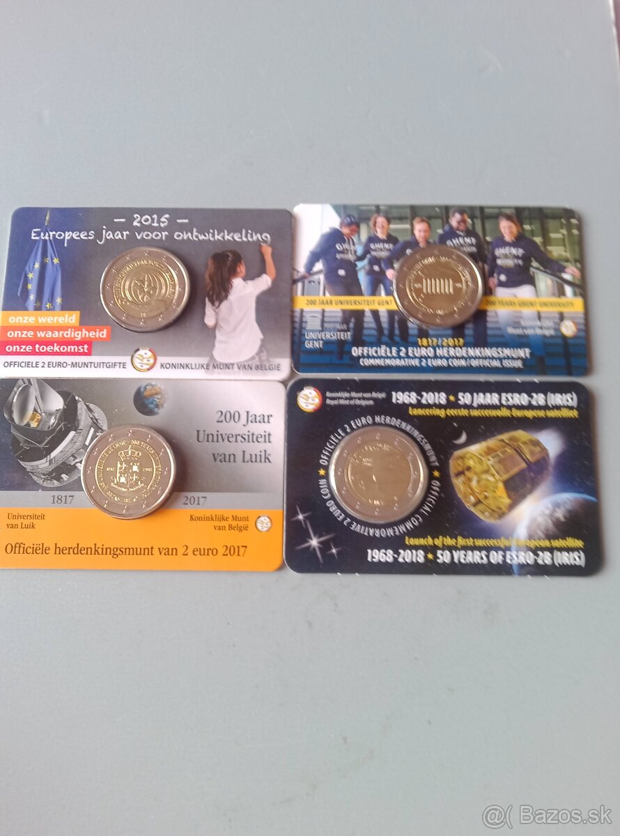 Euromince Belgicko karty - 3