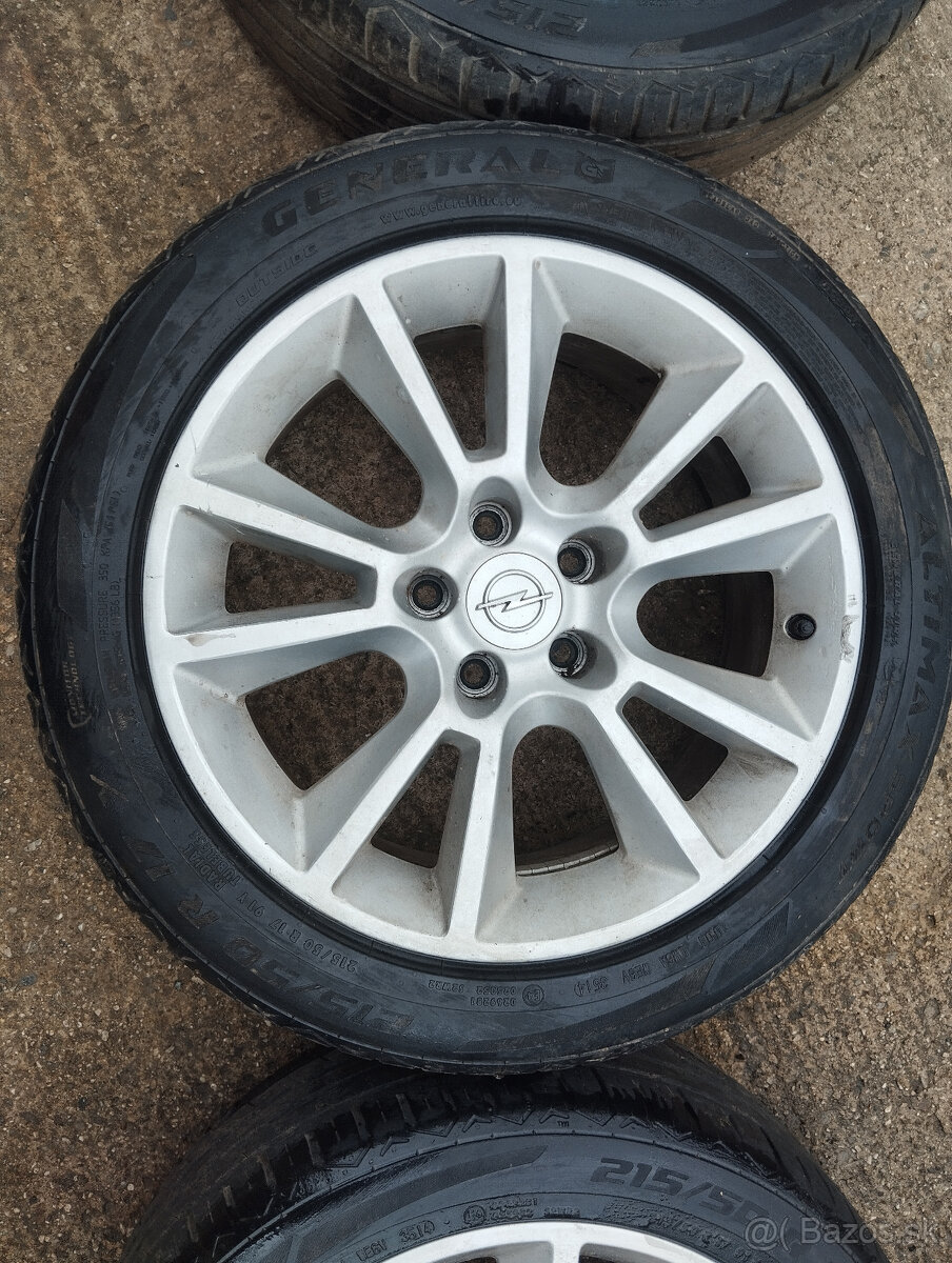 Predám hliníkové disky Opel Astra - 3