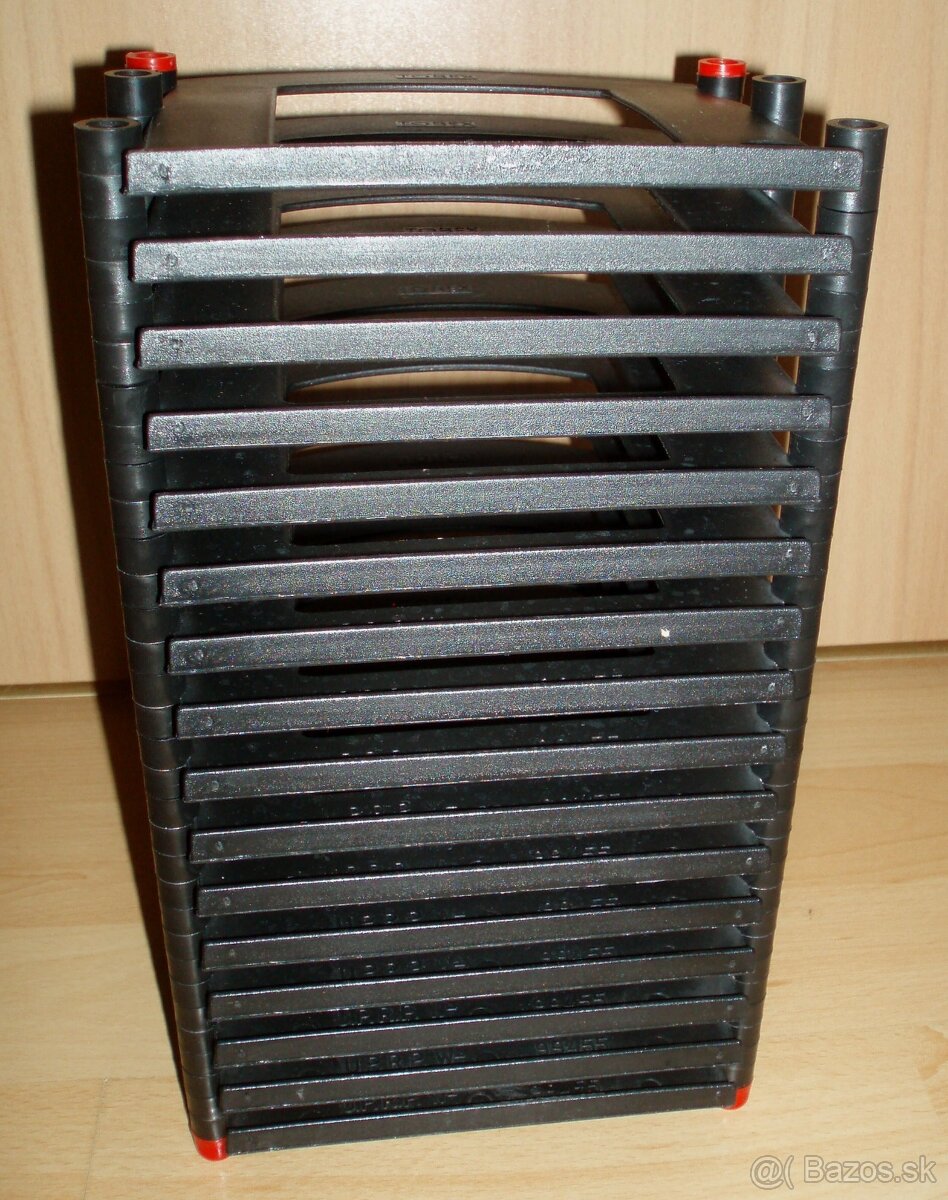 podstavec - box na 15 kusov obalov s CD alebo DVD - 3