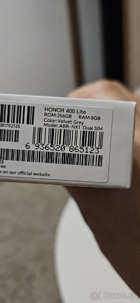 HONOR 400 Lite 8 GB/256 GB Velvet Grey - 3