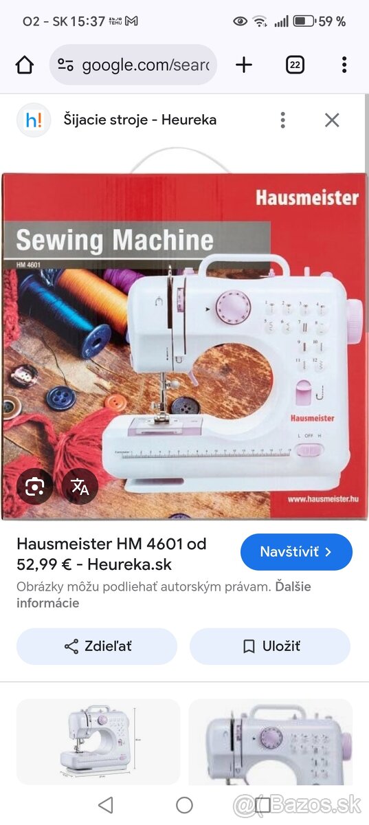 Šijací stroj mini - 3