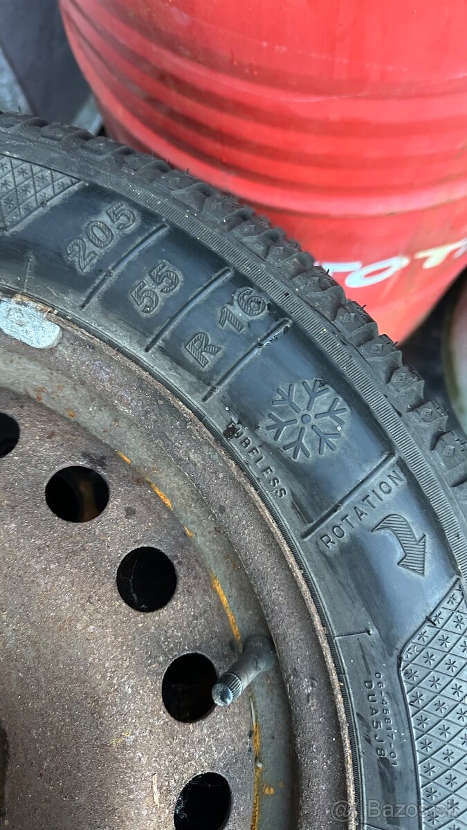 Komolet kolesá gumy a disky 205/55 r16 5x100 - 3