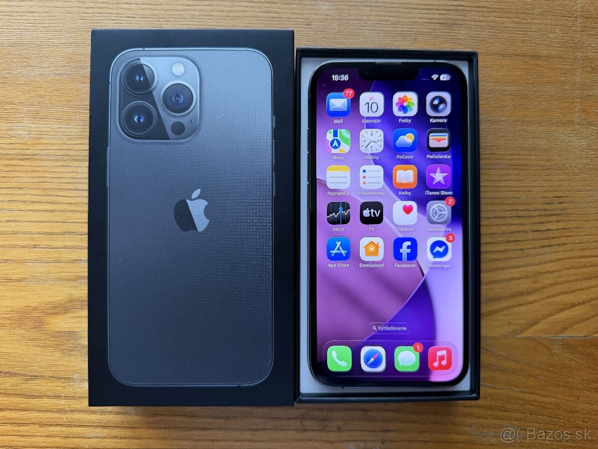 iPhone 13 Pro 256GB Graphite | 100% zdravie batérie - 3