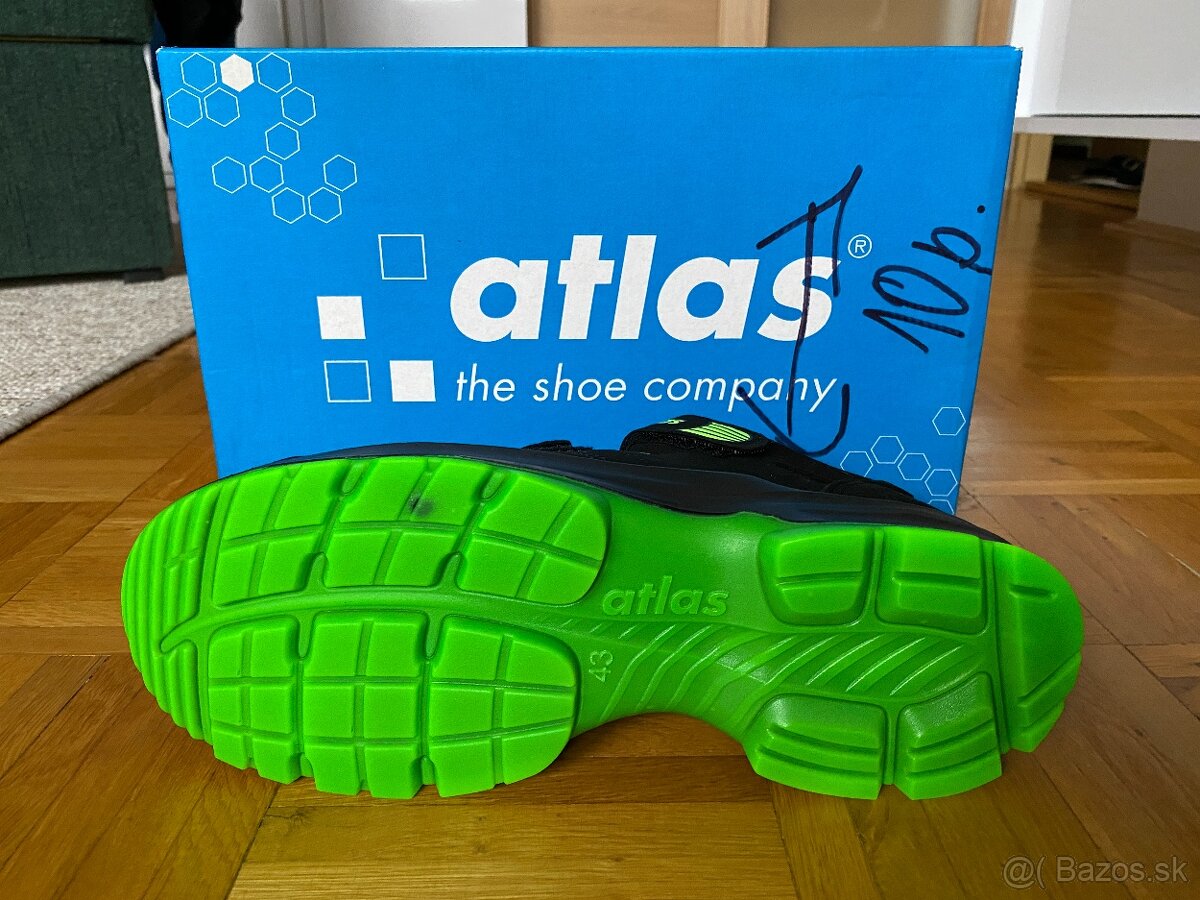 Pracovná obuv/topánky Atlas SL26 S1, veľ. 43 - NOVÁ - 3