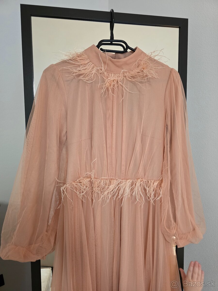 Spoločenské šaty ružové - 3