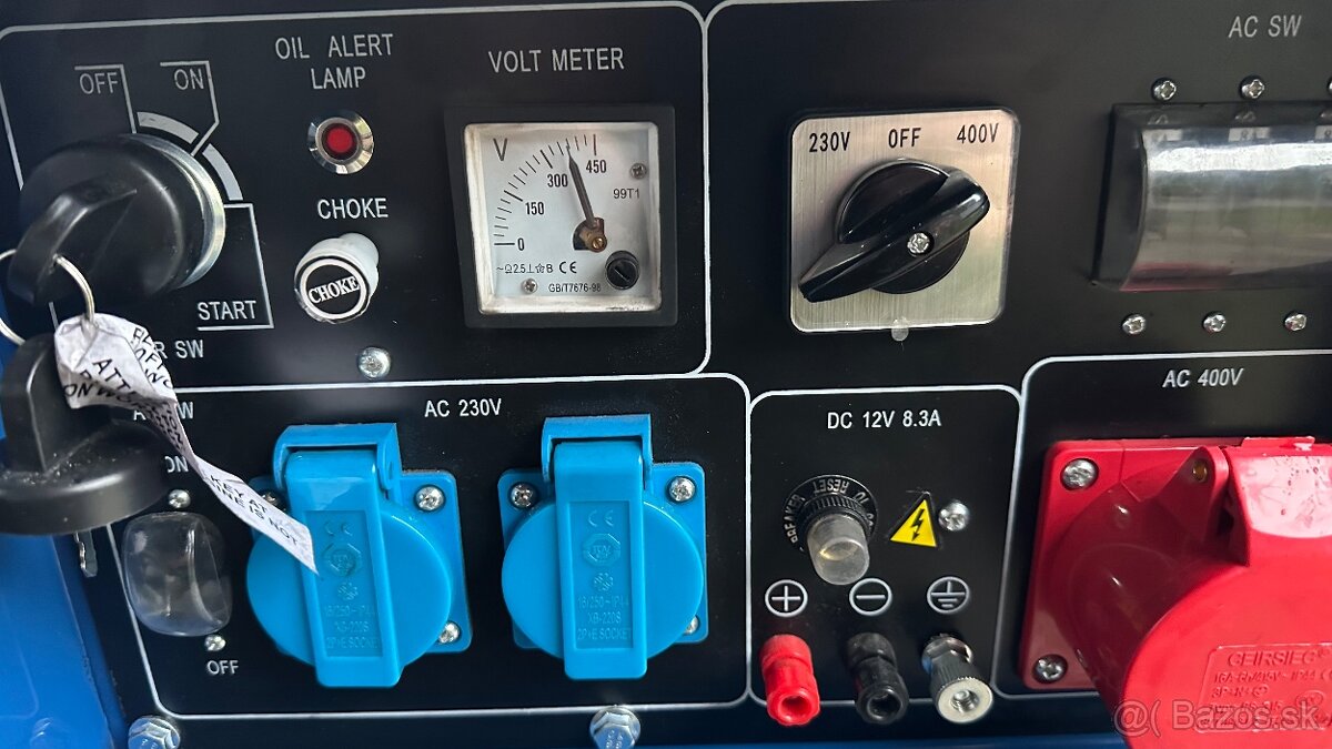 Predam Robustnu dieselovu elektrocentrálu Scheppach SG 5200 - 3
