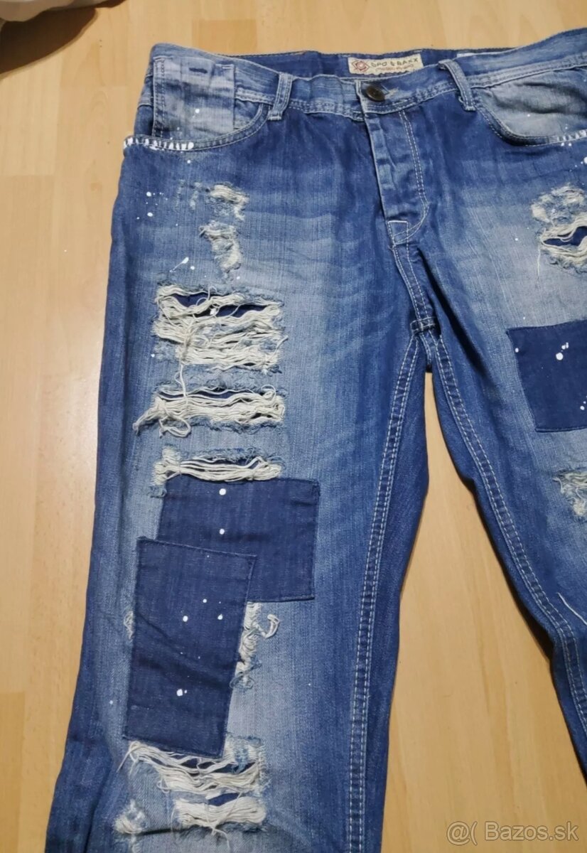 Panske rifle/džínsy Cipo & Baxx W34 L34 - 3