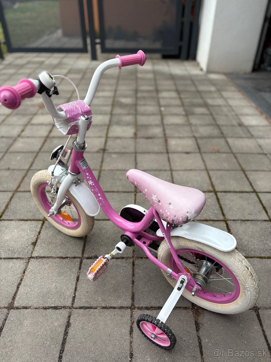 Detský ružový bicykel - 3