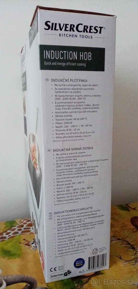 Indukčná varná doska - nerozbalená - 3