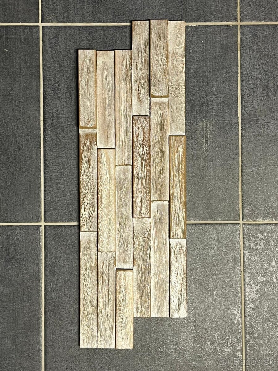 Predám teakové 3D drevené obklady - 3