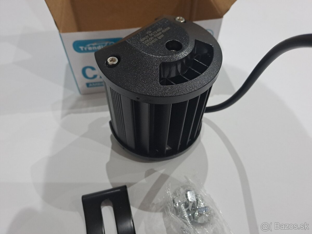 LED Pracovné svetlo 60W Diaľkove + držiaky - 3