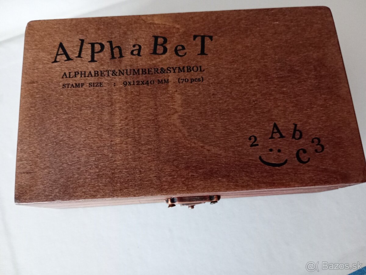 drevené razítka- abeceda - 3