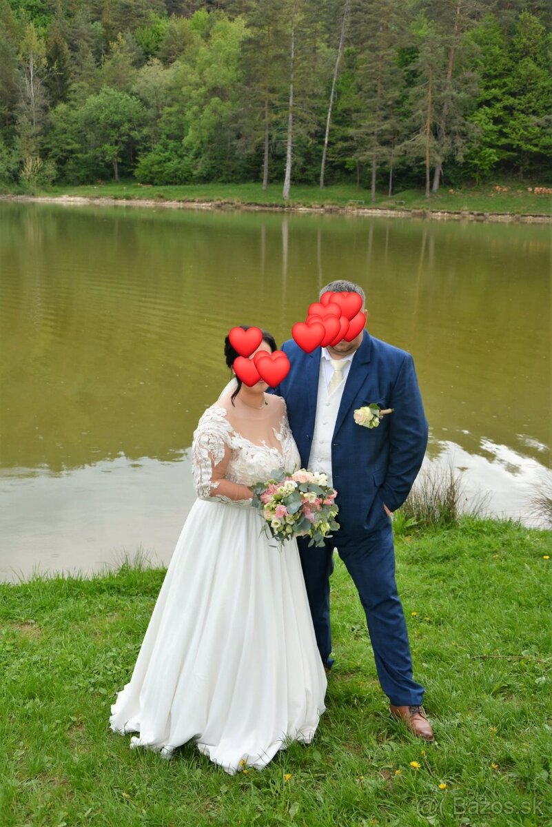 Svadobné šaty veľ. 44/46 - 3