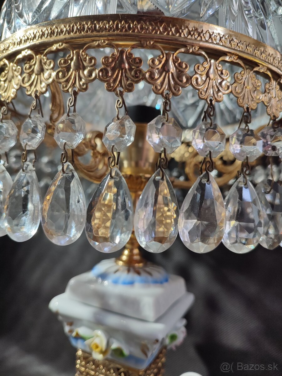 Kryštálová stolná lampa za 163,-eur - 3