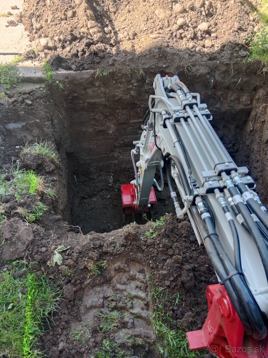 ☎️Zemné, výkopové a búracie práce 2xminibager☎️ MT - 3