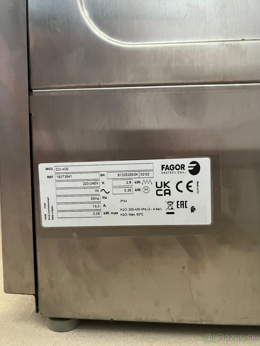 Fagor Umývačka skla - 3