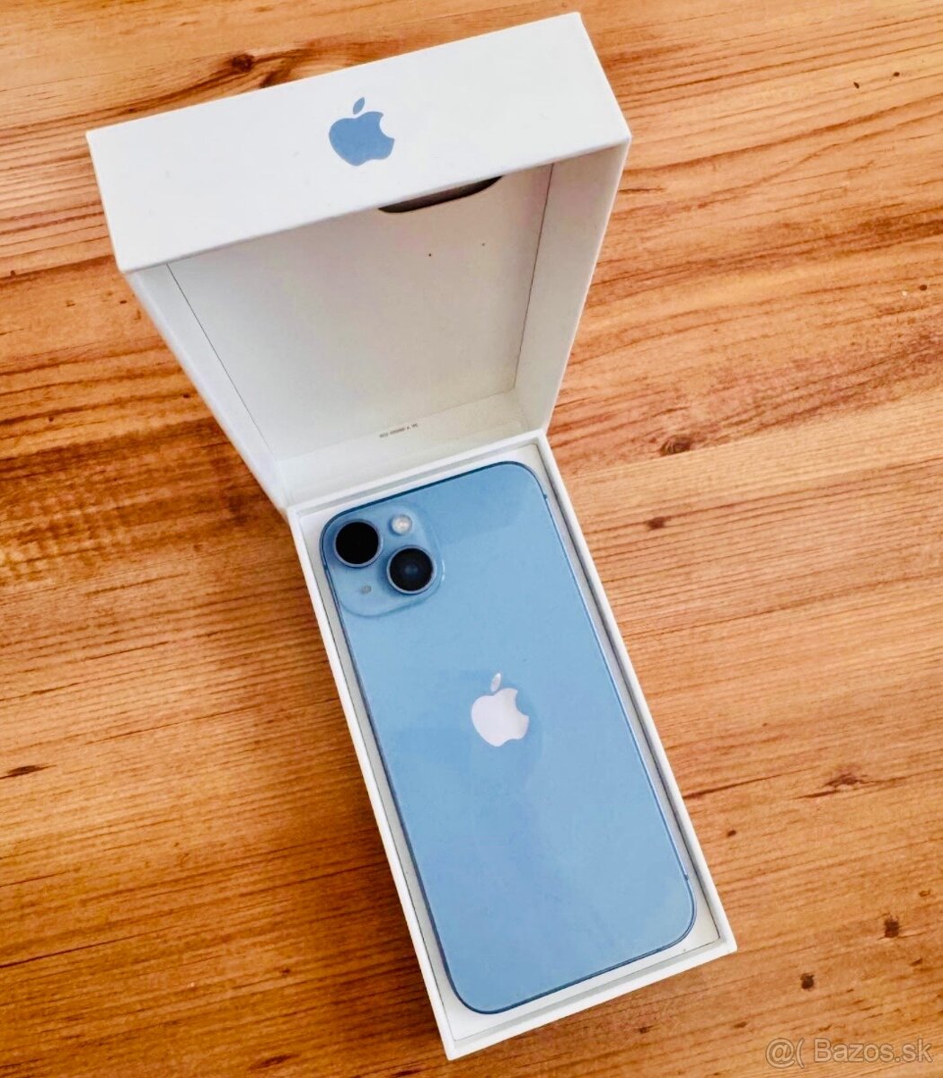 iPhone 14 Blue BATERIE 100% TOP - 3