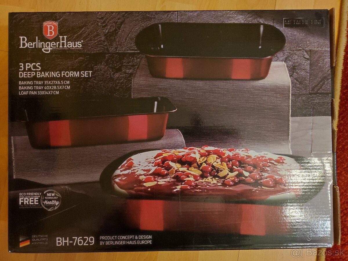Zapekacia 3ks sada. - 3
