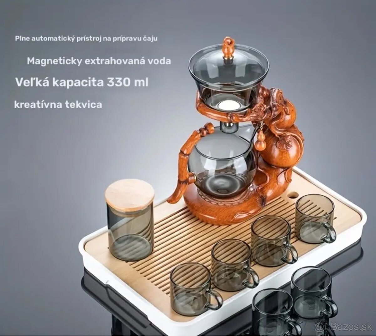 Čajova súprava s dreveným dizajnom - 3