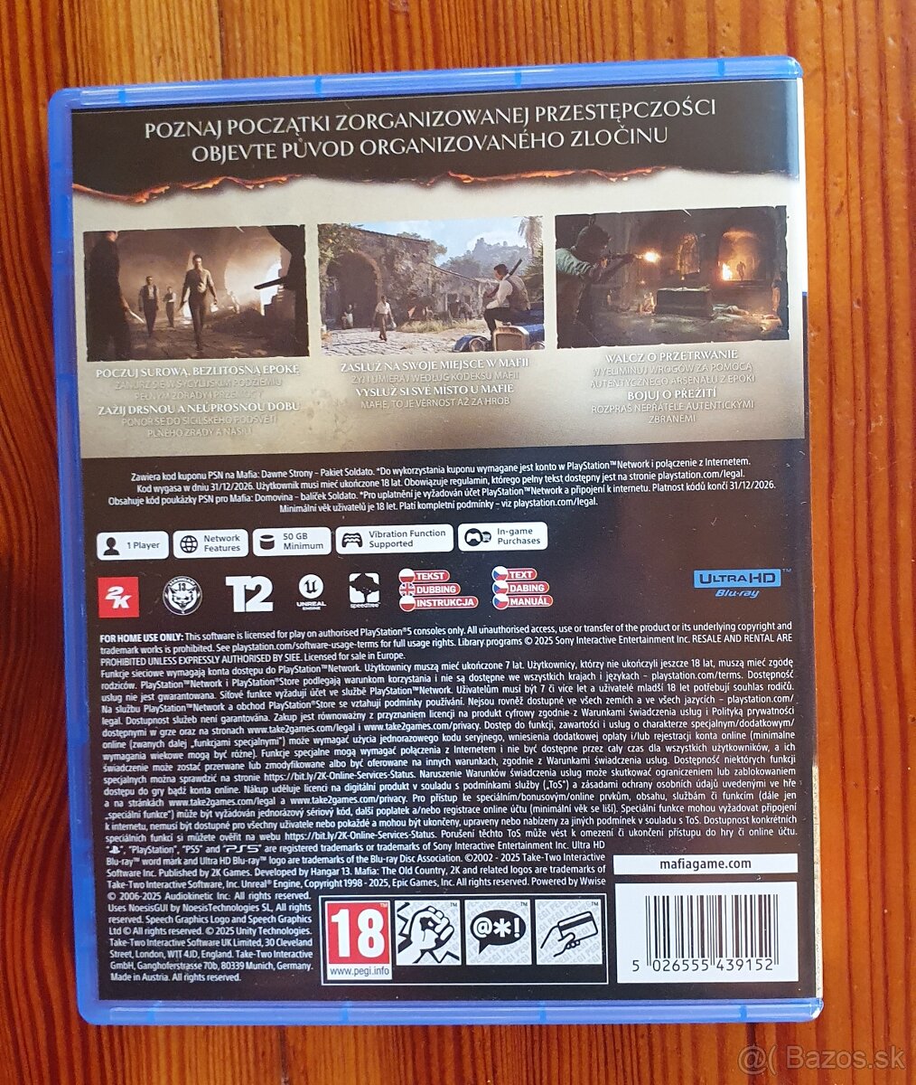 Predám hru Mafia The Old Country na PS5 - 3