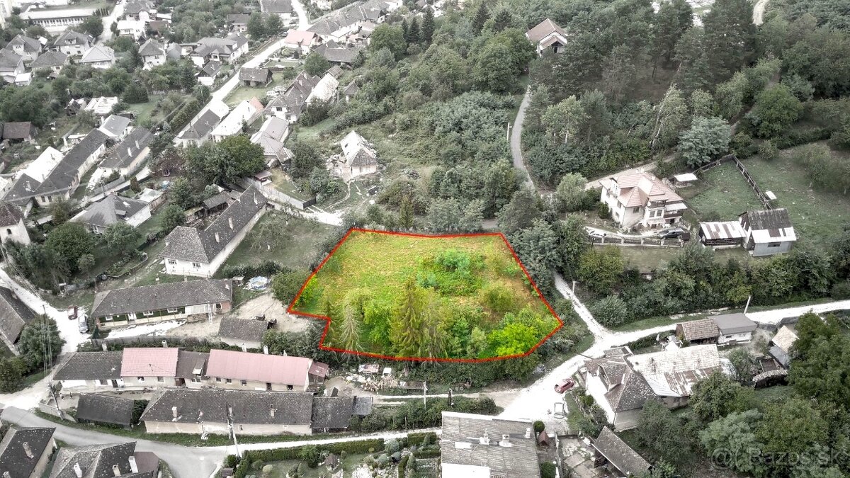 Gemerská Poloma - 1.701 m2 POZEMOK NA RD - 10 minút od RV - 3