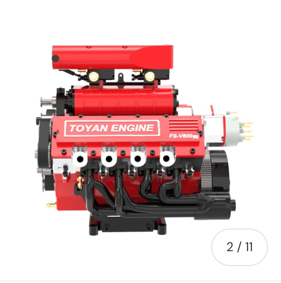 Toyan V8 FS-V800 – modelársky motor - 3