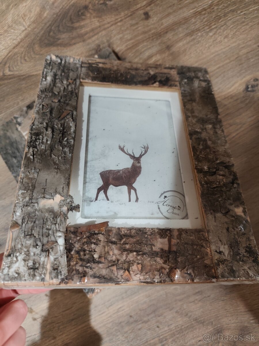 2x rámik na fotku - drevo - 3