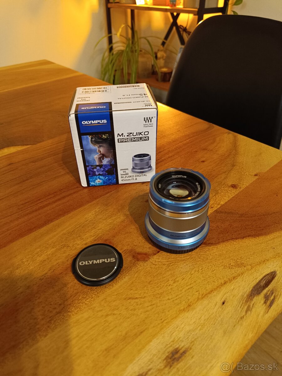 Nový Olympus M. Zuiko Digital ED 45mm F/1.8 Záruka 2.11.2027 - 3
