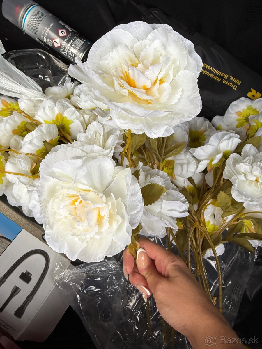 Umele pivonie 11ks Nove - 3