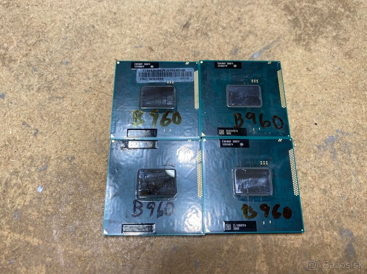 Predám procesory vhodné do notebookov Intel B950 B960 - 3