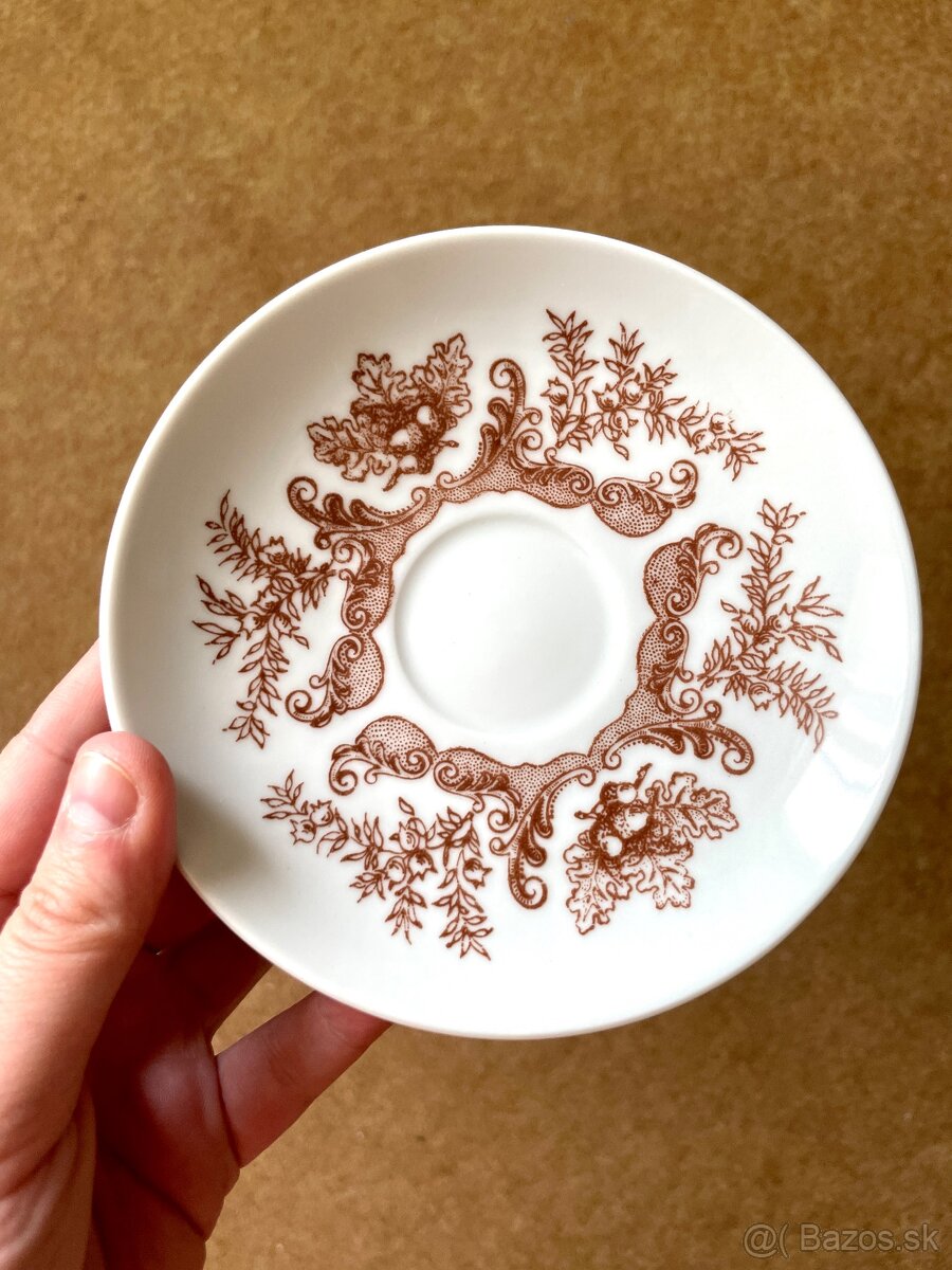 2 šálky na kávu - Čsl. keramika - 3