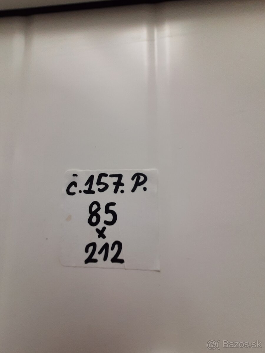 Plastové dvere Č. 157 .P - 3