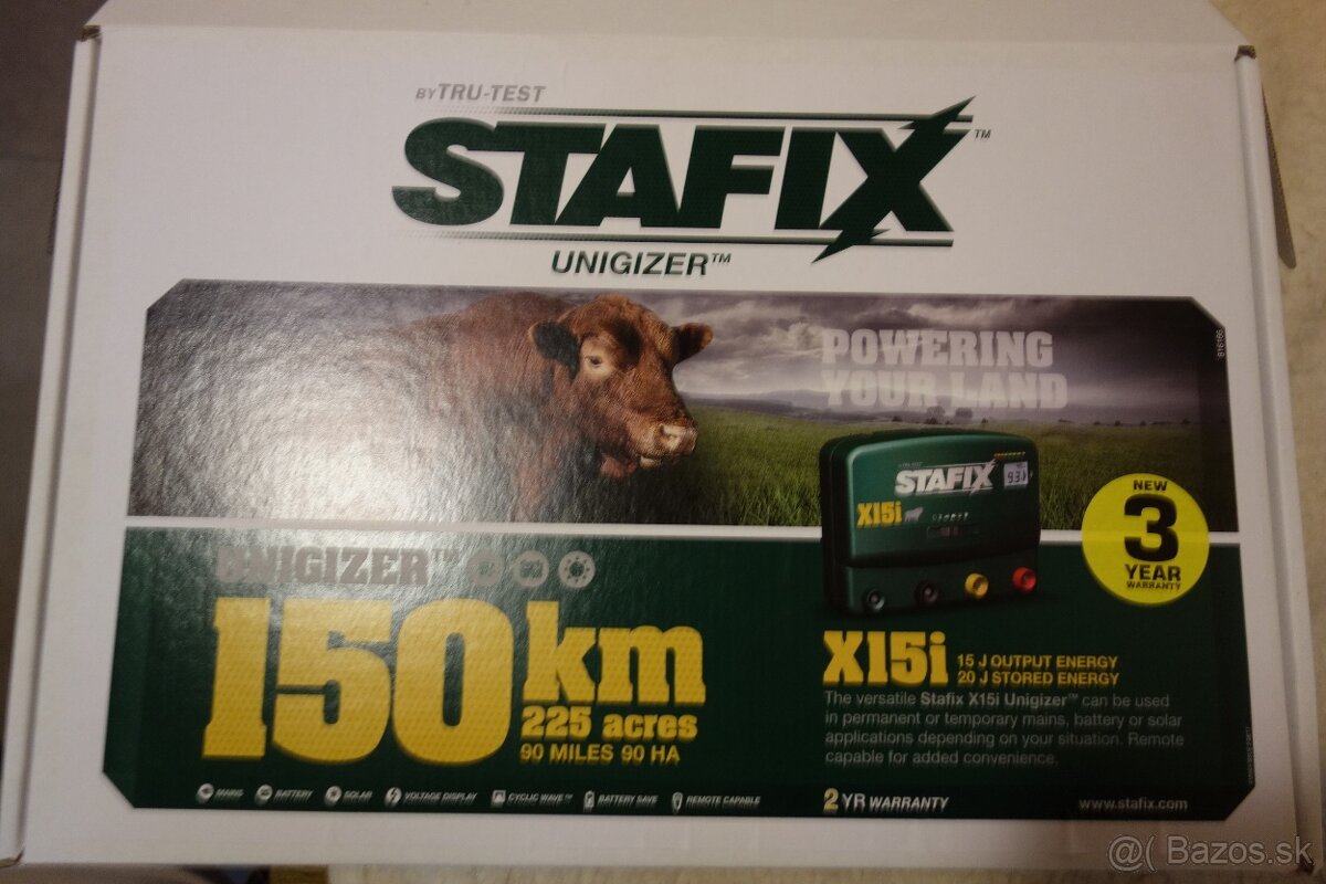 Ohradníkový sieťový zdroj Stafix Unigizer X15i na 150km - 3