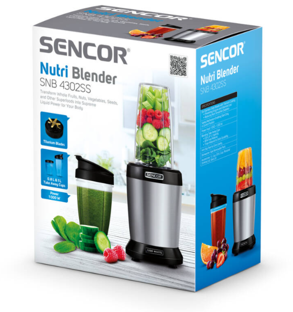 Predám nový Sencor SNB 4302SS nutri mixér. - 3