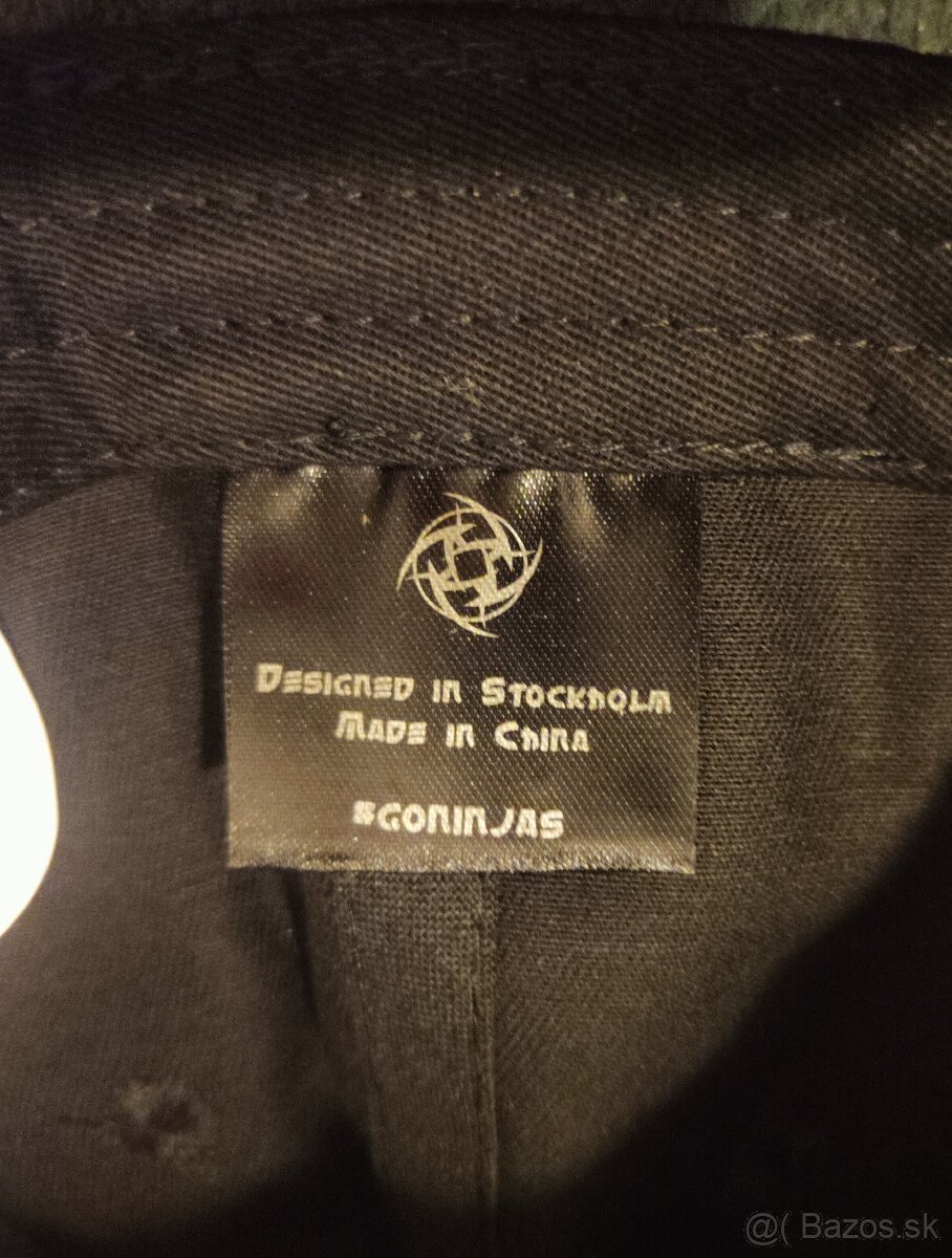 Originálna čierna šiltovka #goninjas - 3