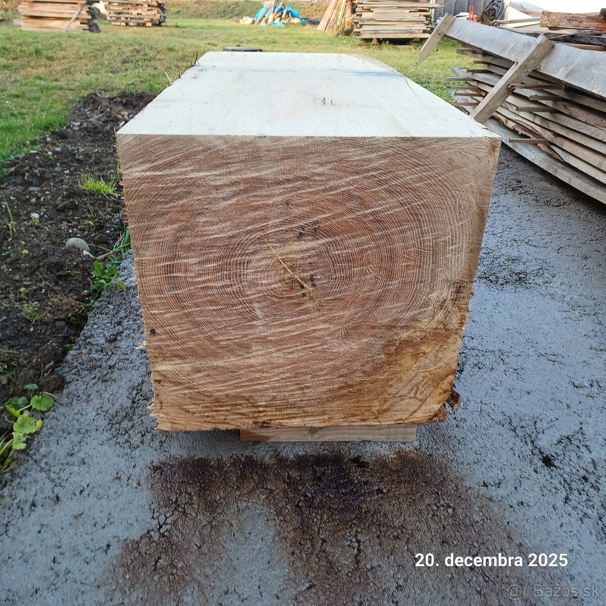 Dubový hranol 40x40cm - 3