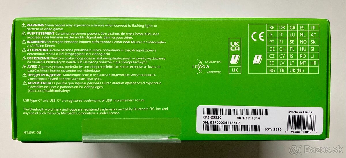 Xbox ovládač Series EP2-29920 (biela farba) - 3